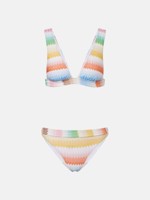 Missoni Zigzag lamé bikini