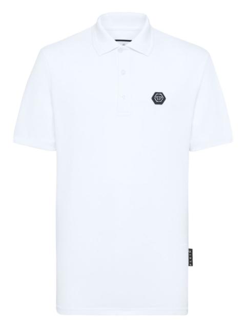 PHILIPP PLEIN hexagon-logo polo shirt