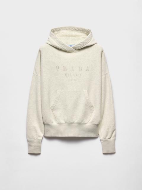 Prada Cotton fleece hoodie