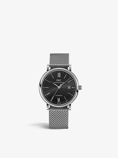 IWC Schaffhausen IW356505 Portofino stainless-steel automatic watch