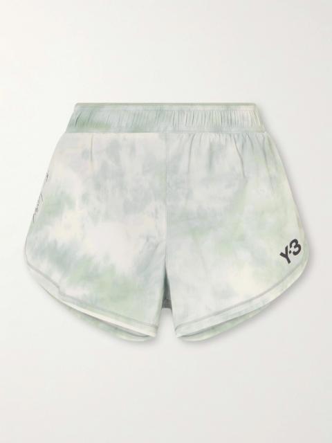 Y-3 + Y-3 Printed Frayed Lightweight Shorts