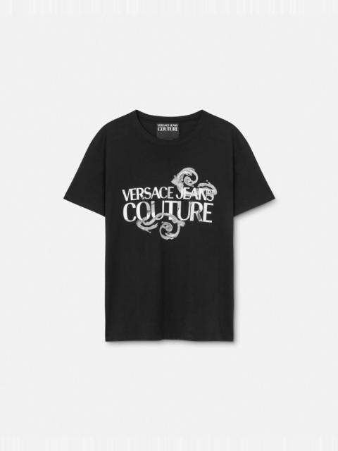 VERSACE JEANS COUTURE Watercolor Couture Logo T-Shirt