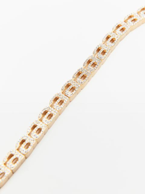 Alexander Wang DIAMANTE A TENNIS NECKLACE IN BRASS