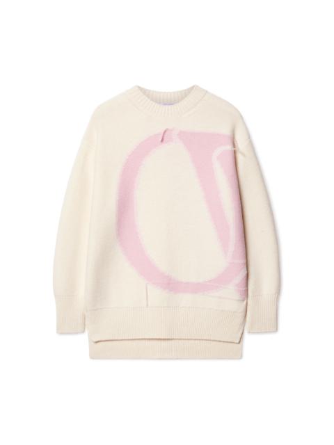 Off-White White Maxi Logo Crewneck