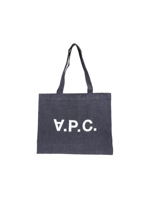 A.P.C. Daniela logo-print denim tote bag