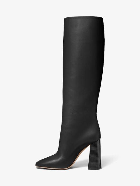 MICHAEL KORS COLLECTION Arianna Leather City Boot