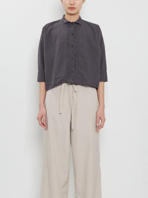 Bergfabel Claudia Cotton Shirt — Grey Check