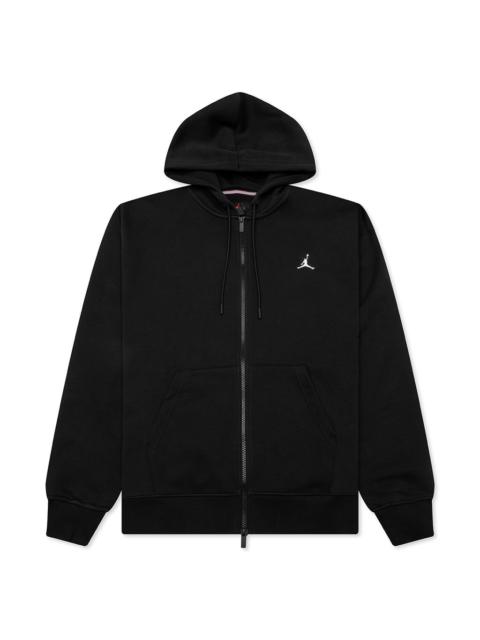 Jordan BROOKLYN FLEECE FULL-ZIP HOODIE - BLACK/WHITE