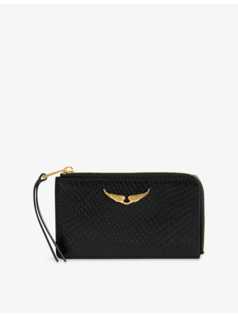 Zadig & Voltaire ZV Card Soft Wild Leather Card Holder