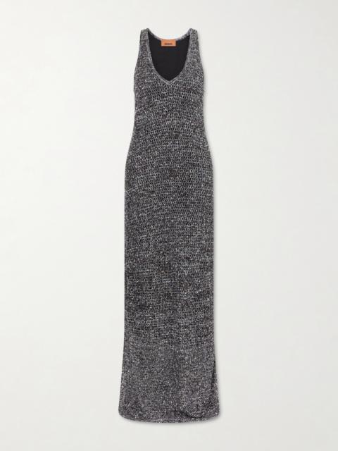 Missoni Embellished Mesh Maxi Dress