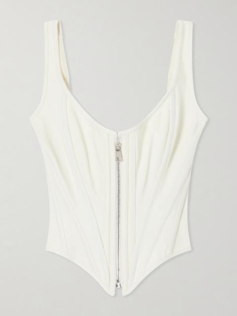 Wiederhoeft Zip Denim Corset