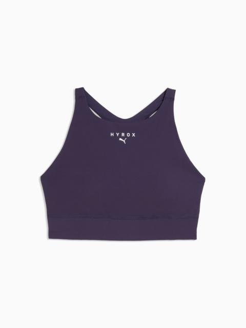 PUMA PUMA x HYROX Shapeluxe High Neck Women's Moisture Wicking, Mid Impact Sports Bra