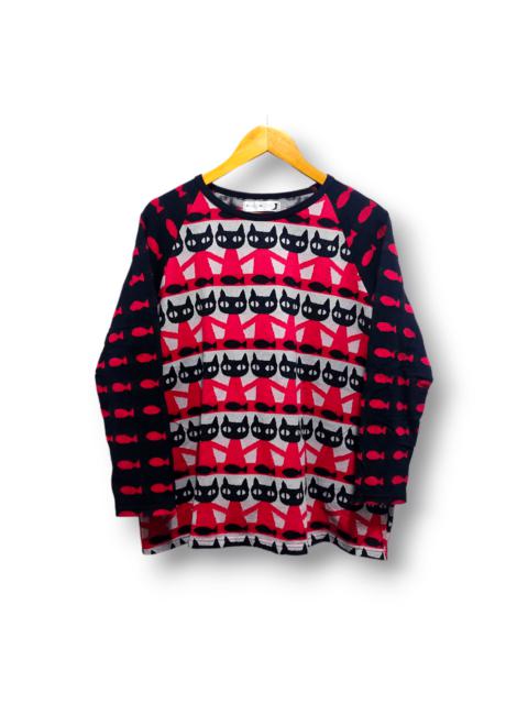 Other Designers 20471120 × Japanese Brand - Atsuko Matano Inspired by TsumoriChisato Cats Sweatshirt