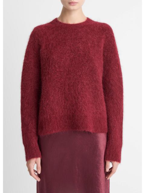 Vince Brushed Alpaca-Blend Crew Neck Sweater