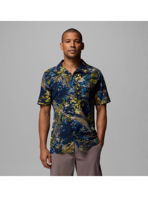 Columbia Men's Tech Trail Utility Printed Woven Short Sleeve Shirt