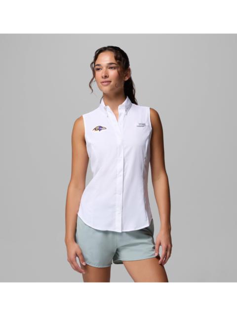 Columbia Women's PFG Tamiami Sleeveless Shirt - Baltimore Ravens