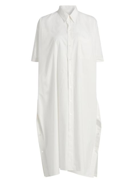 MM6 Maison Margiela Women's Cotton Midi-Shirtdress - Off White