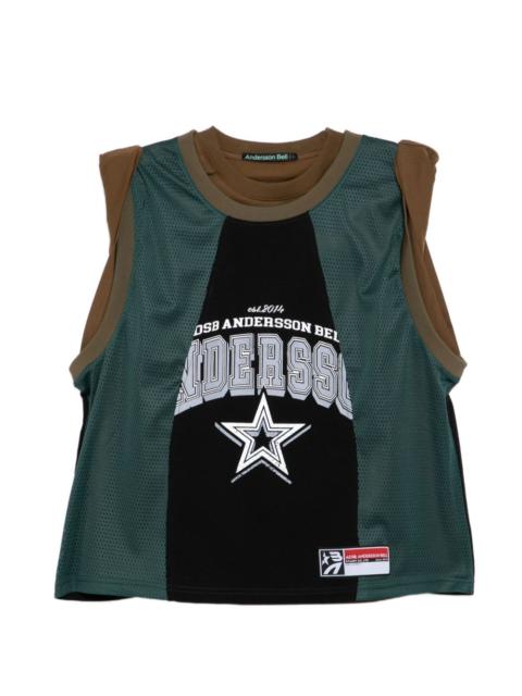 Andersson Bell layered rool up t-shirt