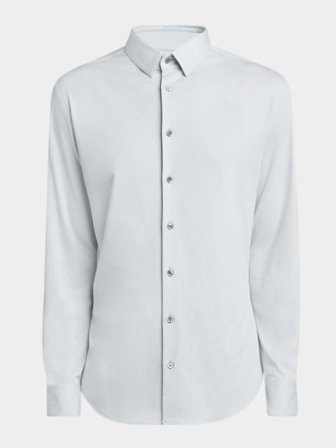 GIORGIO ARMANI Men's Cotton Stretch Jersey Dress Shirt