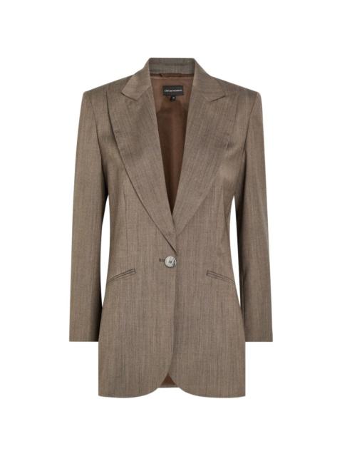 EMPORIO ARMANI single-breasted blazer