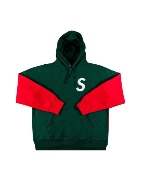 Supreme S Logo Split Hooded Sweatshirt 'Dark Green'