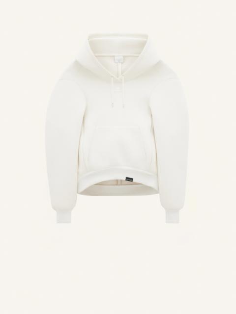 courrèges HOODIE BONDED COCOON FLEECE