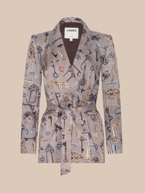 L'AGENCE Aven Wrap Blazer