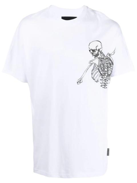 PHILIPP PLEIN skeleton-print T-shirt