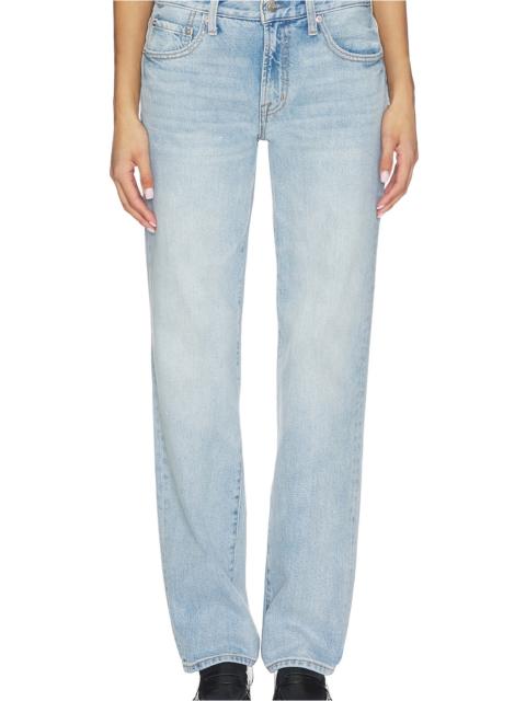 PISTOLA Issa Mid Rise Relaxed Straight Jeans