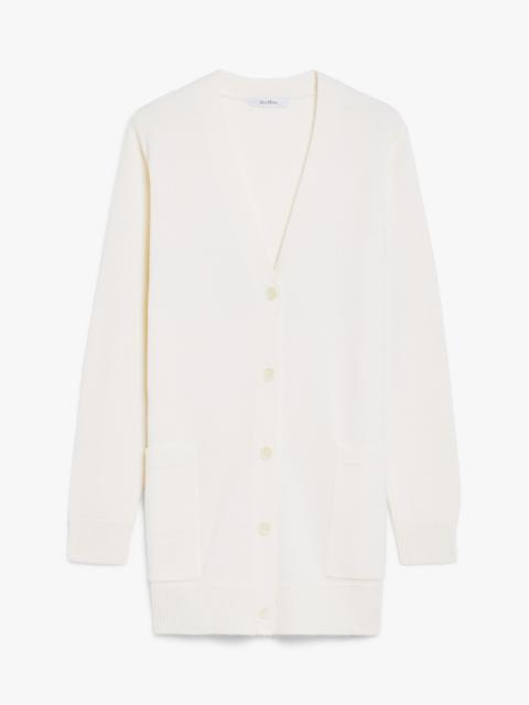 Max Mara VILLAR Wool and cashmere cardigan with sequins