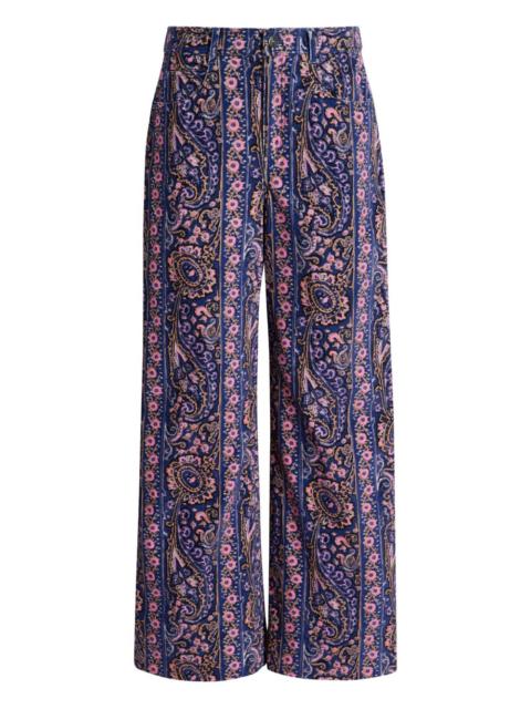 Cinq à Sept Betsey paisley-print trousers