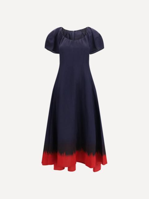 TORY BURCH Midi Dress with balloon sleeves