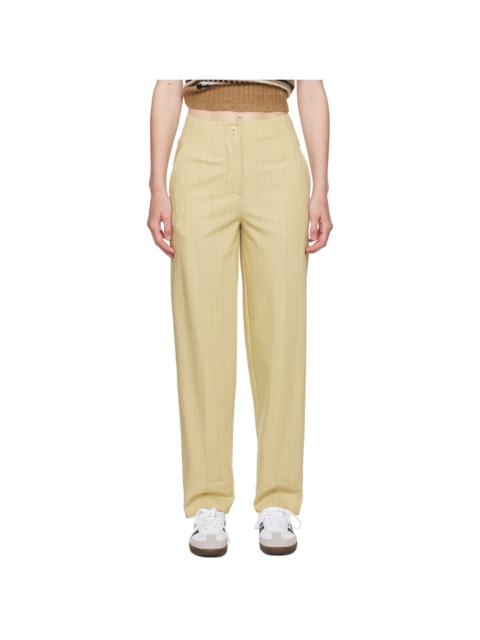 GANNI Beige Suiting Trousers