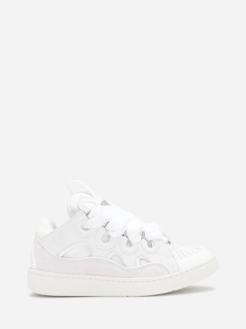 Lanvin LEATHER CURB SNEAKERS