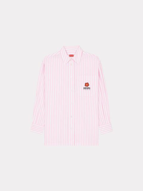 KENZO 'Boke Flower' oversized striped shirt with embroidery
