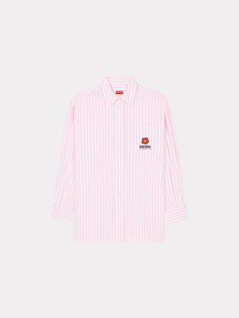 KENZO 'Boke Flower' oversized striped shirt with embroidery