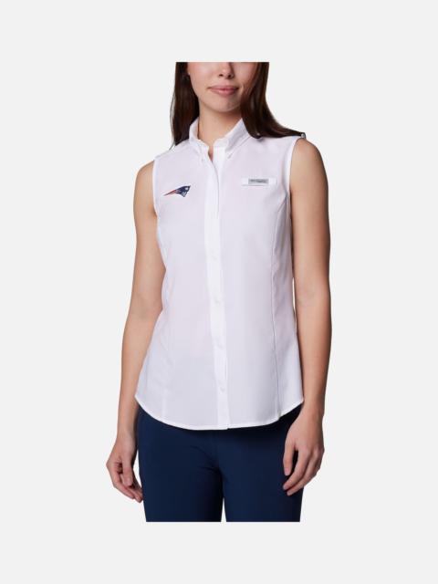 Columbia Women's PFG Tamiami Sleeveless Shirt - New England Patriots