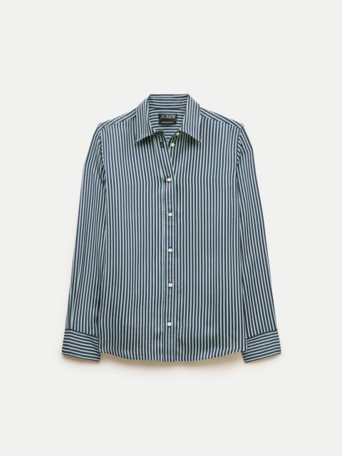 J.CREW Jules classic-fit button-up shirt in striped viscose twill