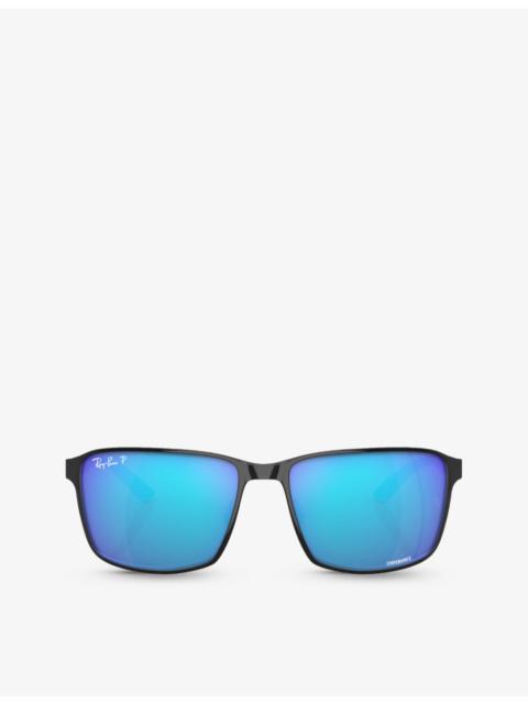 Ray-Ban 사이트맵 Chromance 광장 프레임 금속 선글라스