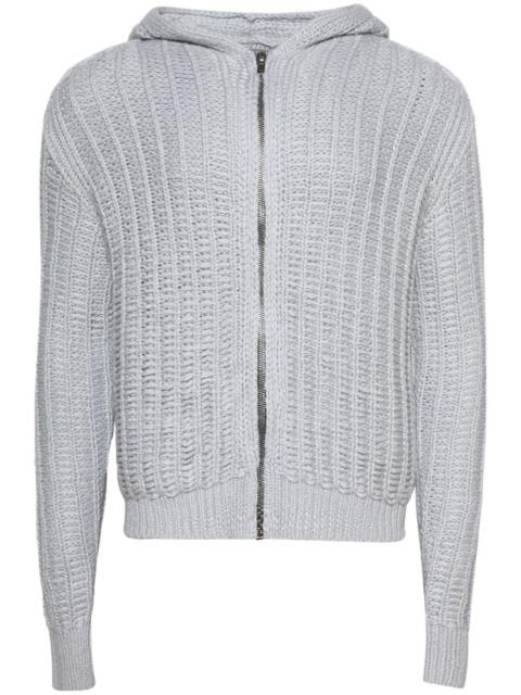 Rick Owens knitted hoodie