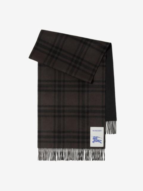 Check Cashmere Scarf