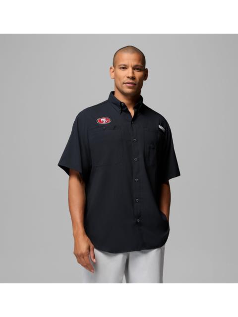 Columbia Men's PFG Tamiami Short Sleeve Shirt - San Francisco 49ers