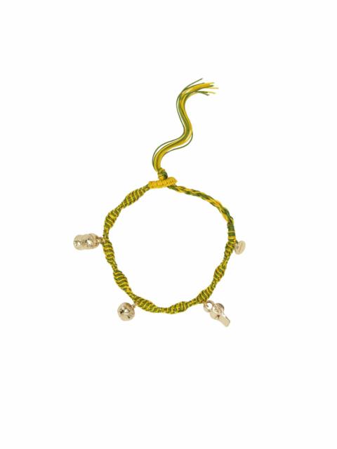ALÉMAIS Team Spirit Macrame Charm Bracelet