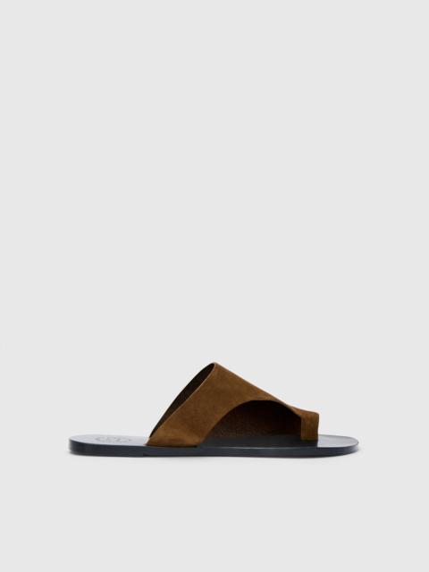 ATP ATELIER Rosa Cannella Suede Cutout sandals