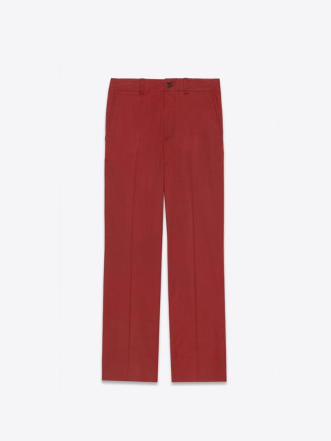 SAINT LAURENT pants in cotton twill