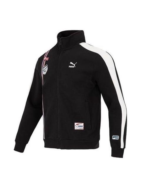 PUMA Team Badge Zipper Jacket 'Black' 677375-01