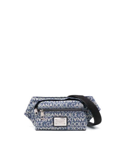 Dolce & Gabbana logo-jacquard belt bag