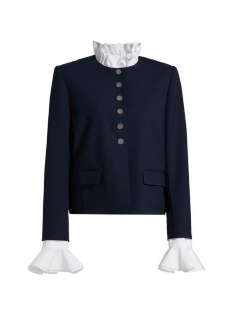 KOBI HALPERIN Women's Marcello Wool-Blend Jacket - Navy