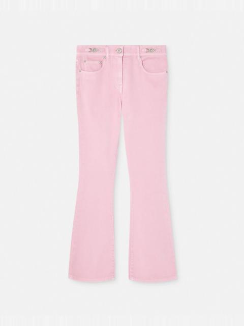 VERSACE Medusa '95 Crop Flared Jeans