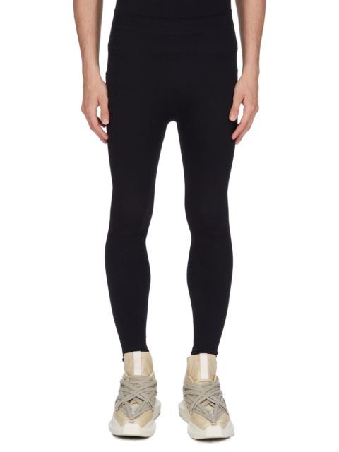 Rick Owens Black Hollywood Active Knit Leggings
